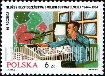 FindYourStampsValue: Militiaman at Control Center