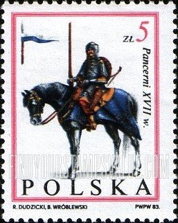 FindYourStampsValue: Army of King John III Sobieski: Knight in armor