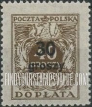 FindYourStampsValue: POSTAGE DUE - Numerals of Value: Postage Due Stamps of 1924 Surcharged