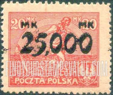 FindYourStampsValue: Sower and Rainbow of Hope: Stamps of 1921 Surcharged