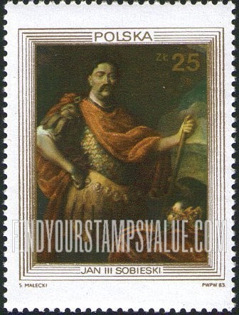 FindYourStampsValue: King’s Portraits by: Jerzy Eleuter Szymonowicz-Siemiginowski (1660-1711)