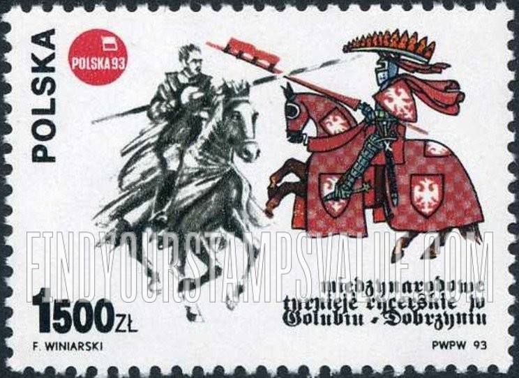 FindYourStampsValue: International Medieval Knights’ Tournament, Golub-Dobrzyn