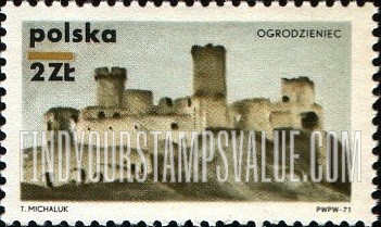 FindYourStampsValue: Polish Castles: Ogrodzieniec