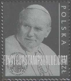 FindYourStampsValue: Pontificate of John Paul II, 25th Anniversary: Pope John Paul II