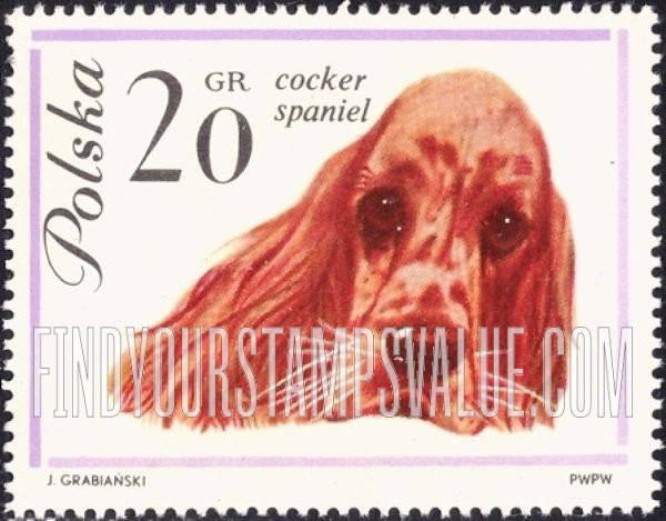 FindYourStampsValue: Cocker Spaniel