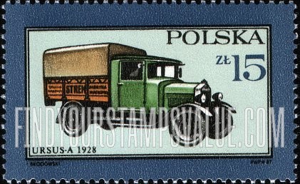 FindYourStampsValue: Motor Vehicles: 1928 Ursus-A