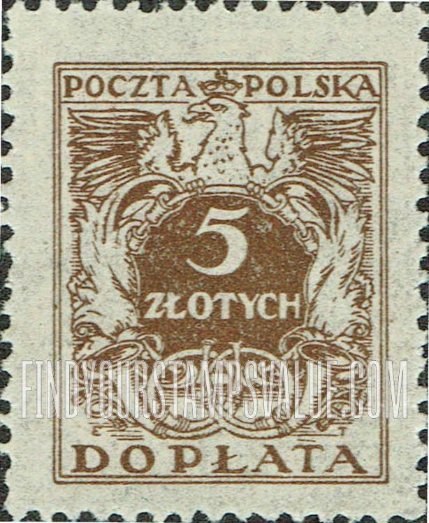 FindYourStampsValue: POSTAGE DUE - Numerals of Value