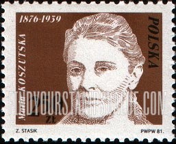 FindYourStampsValue: Working Movement Leaders: Maria Koszutska (1876-1939)