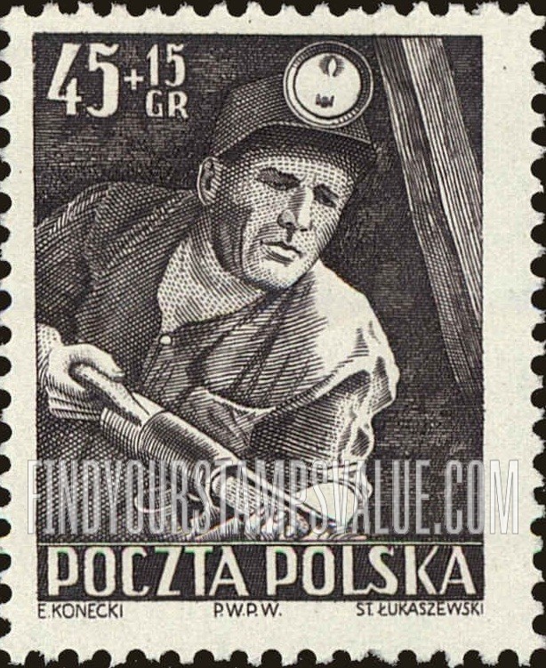 FindYourStampsValue: SEMI-POSTAL - Miner