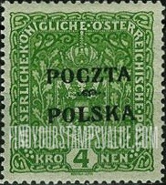 FindYourStampsValue: Coat of arms of Austria: Austrian Stamps of 1916-18 Overprinted