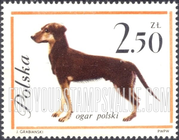 FindYourStampsValue: Hunting dog