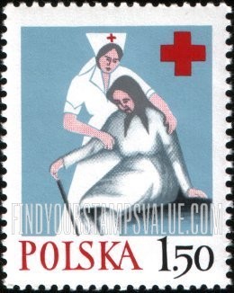 FindYourStampsValue: Nurse Helping Old Woman