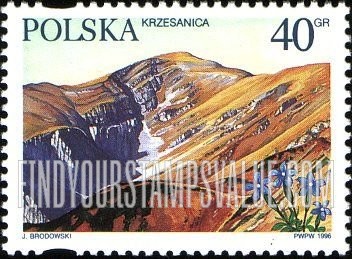 FindYourStampsValue: Mountain Scenes, Tatra National Park: Krzesanica