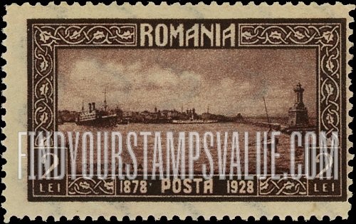 FindYourStampsValue: View of Constanta Harbor