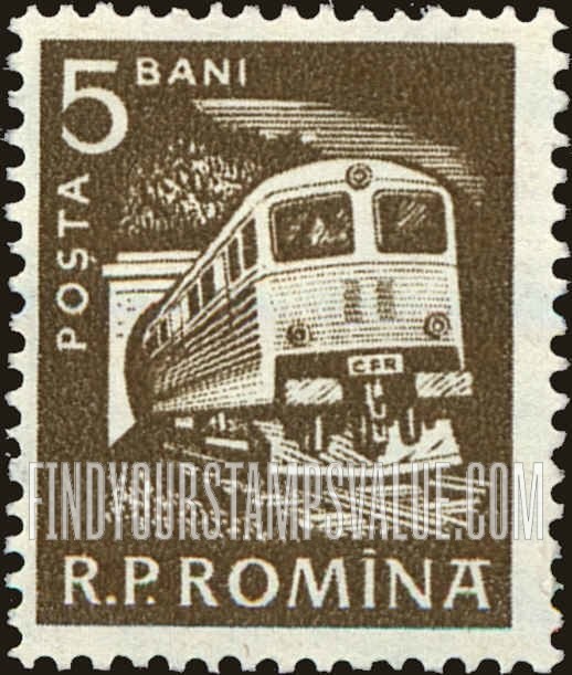 FindYourStampsValue: Diesel locomotive