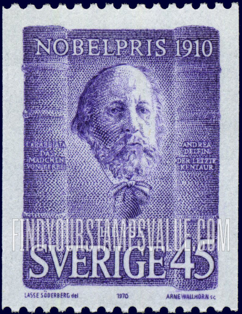 FindYourStampsValue: Paul Johann Ludwig Heyse