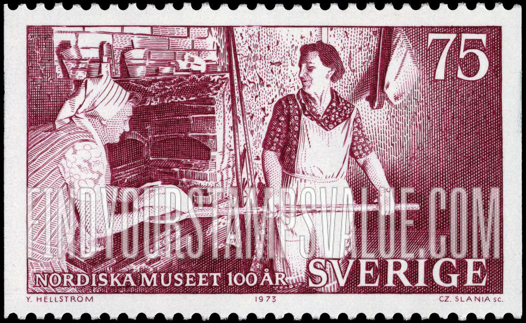 FindYourStampsValue: Women baking bread