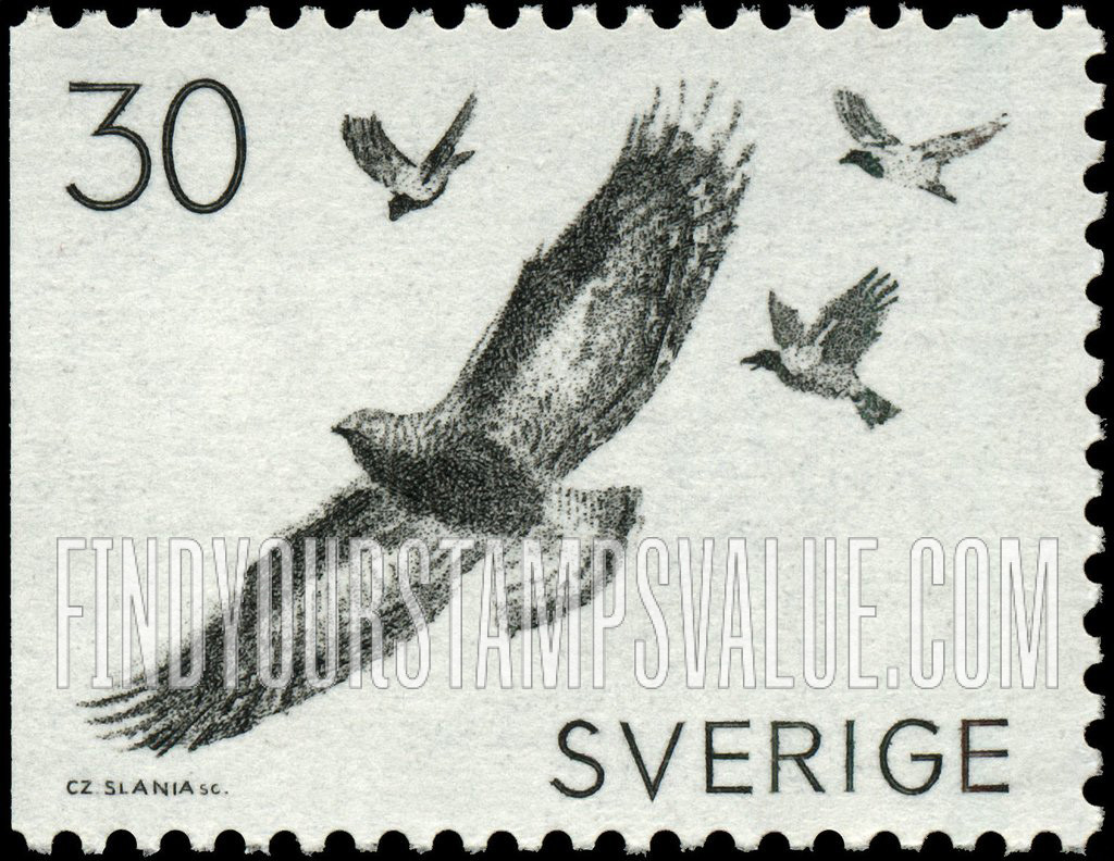 FindYourStampsValue: Hooded crows harassing golden eagle