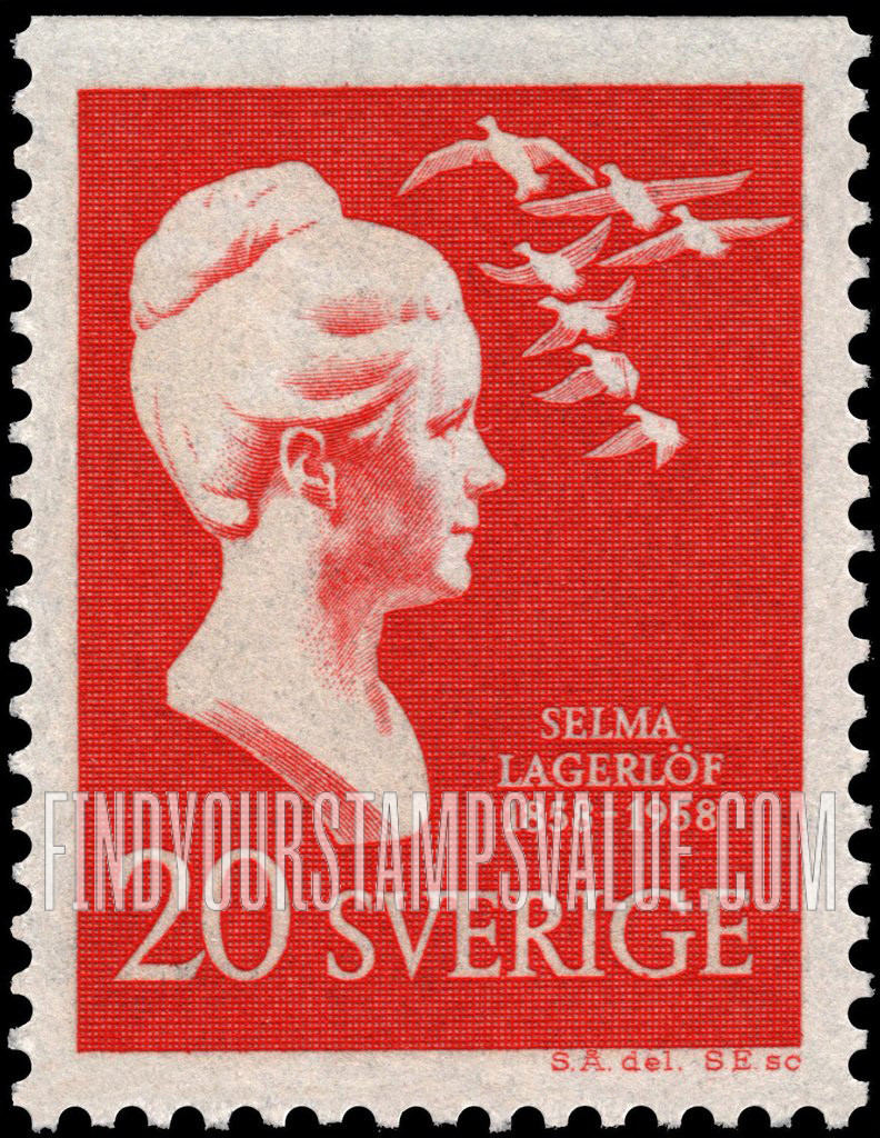 FindYourStampsValue: Selma Lagerlof