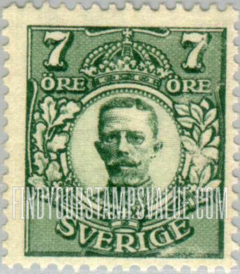 FindYourStampsValue: Gustaf V