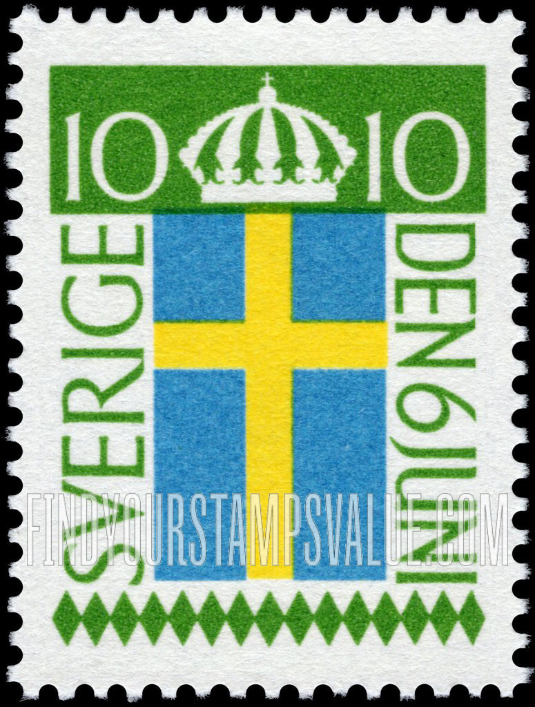 FindYourStampsValue: Crown and Flag