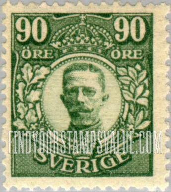 FindYourStampsValue: Gustaf V