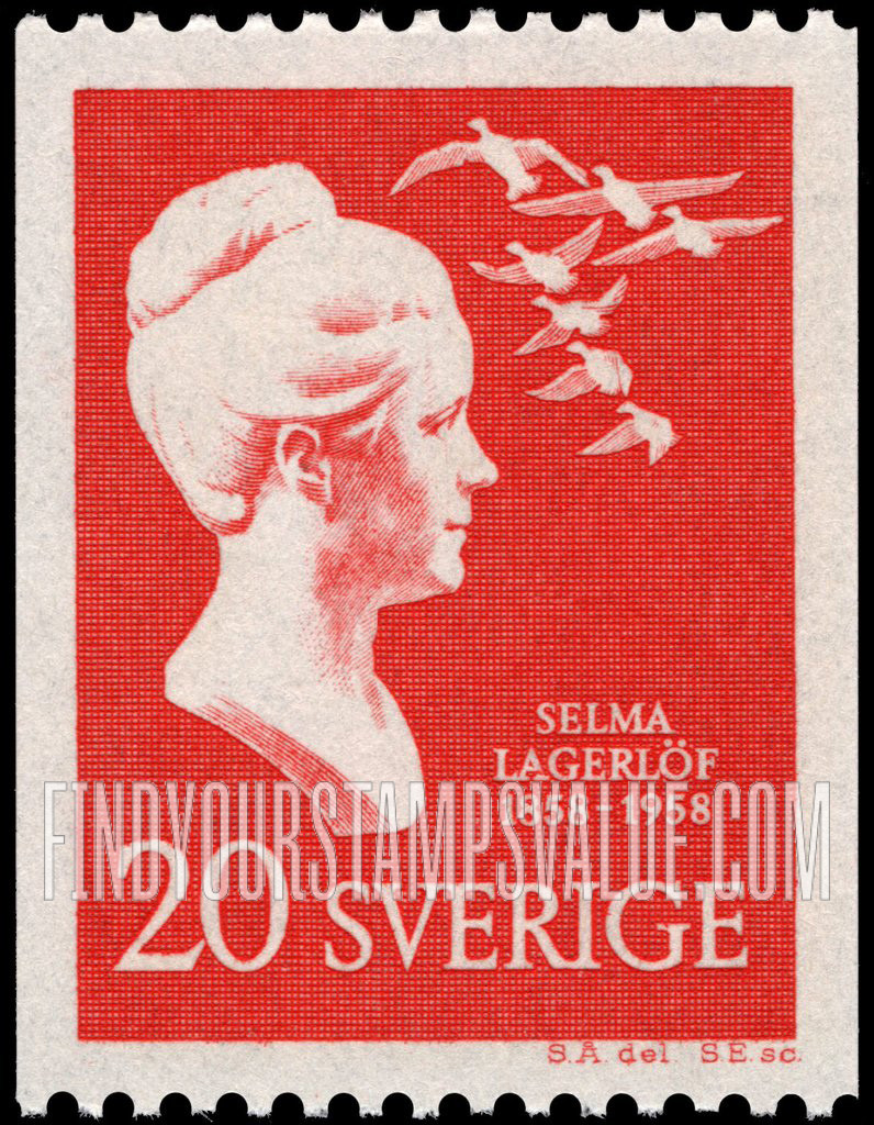 FindYourStampsValue: Selma Lagerlof