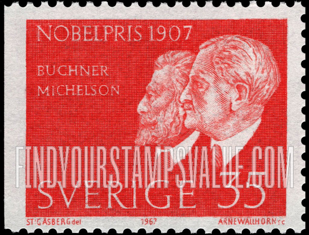 FindYourStampsValue: Eduard Buchner (Chemistry), Albert A. Michelson (Physics)