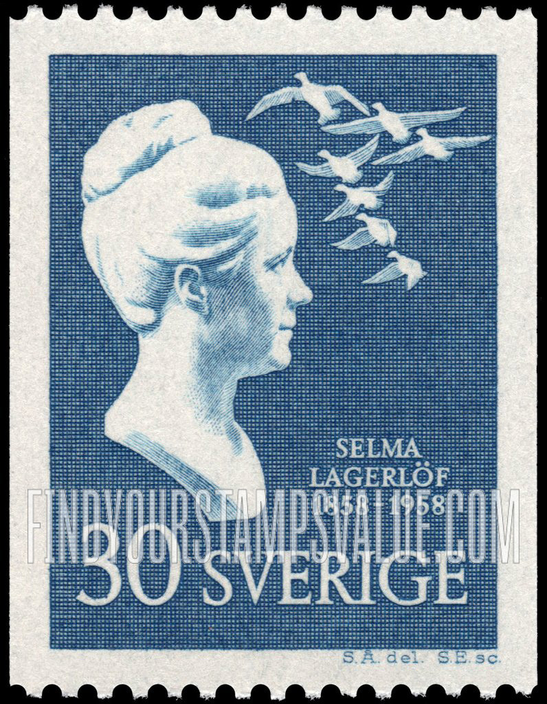 FindYourStampsValue: Selma Lagerlof
