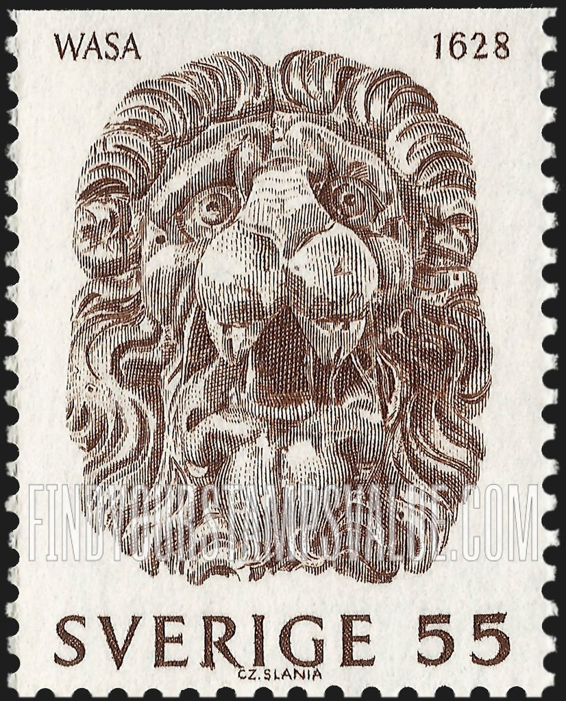 FindYourStampsValue: Lion, front view