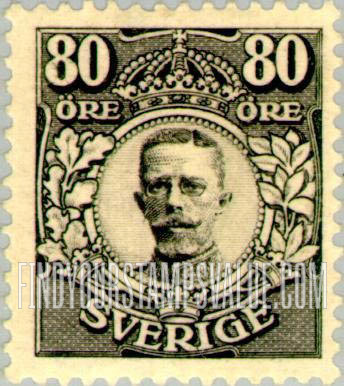 FindYourStampsValue: Gustaf V