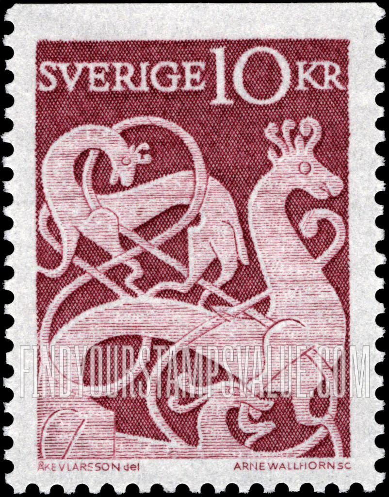 FindYourStampsValue: Rune Stone, Oland, 11th Century