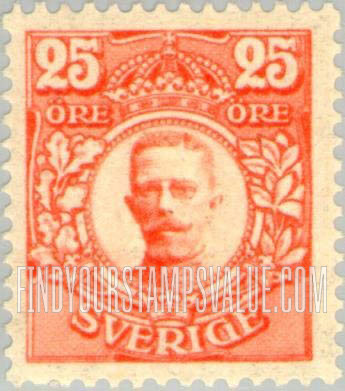 FindYourStampsValue: Gustaf V