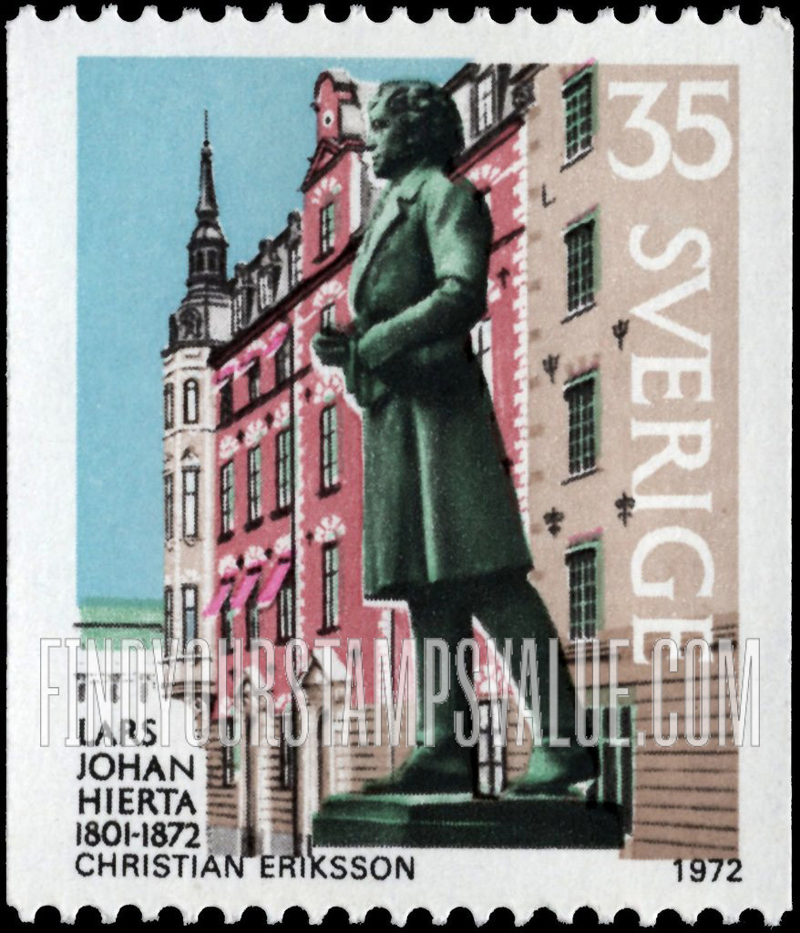 FindYourStampsValue: Lars Johan Hierta, by Christian Eriksson