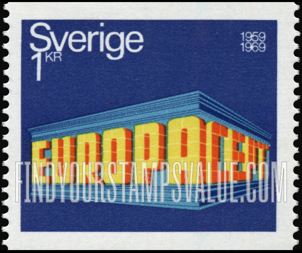 FindYourStampsValue: Europa, 1969