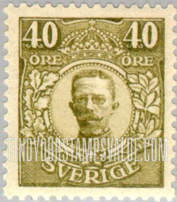 FindYourStampsValue: Gustaf V