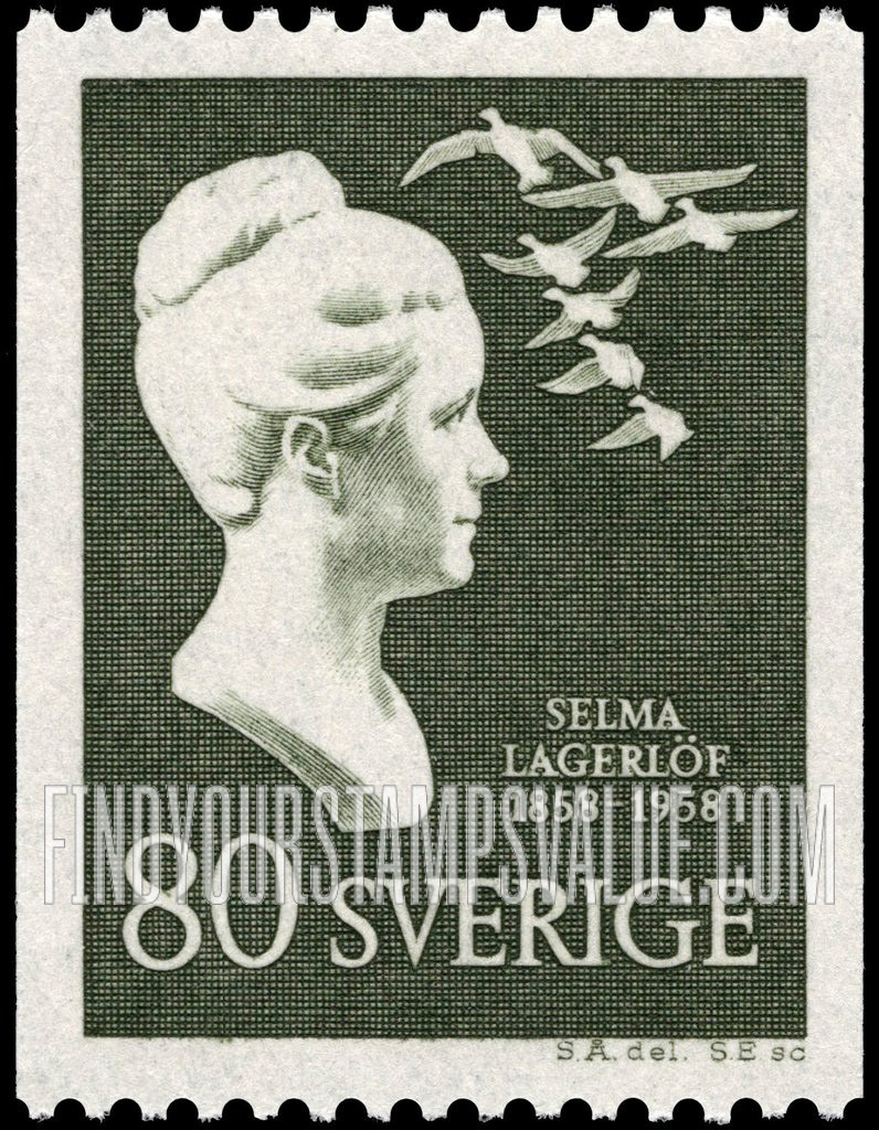 FindYourStampsValue: Selma Lagerlof