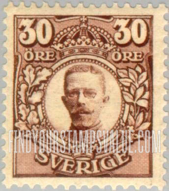 FindYourStampsValue: Gustaf V