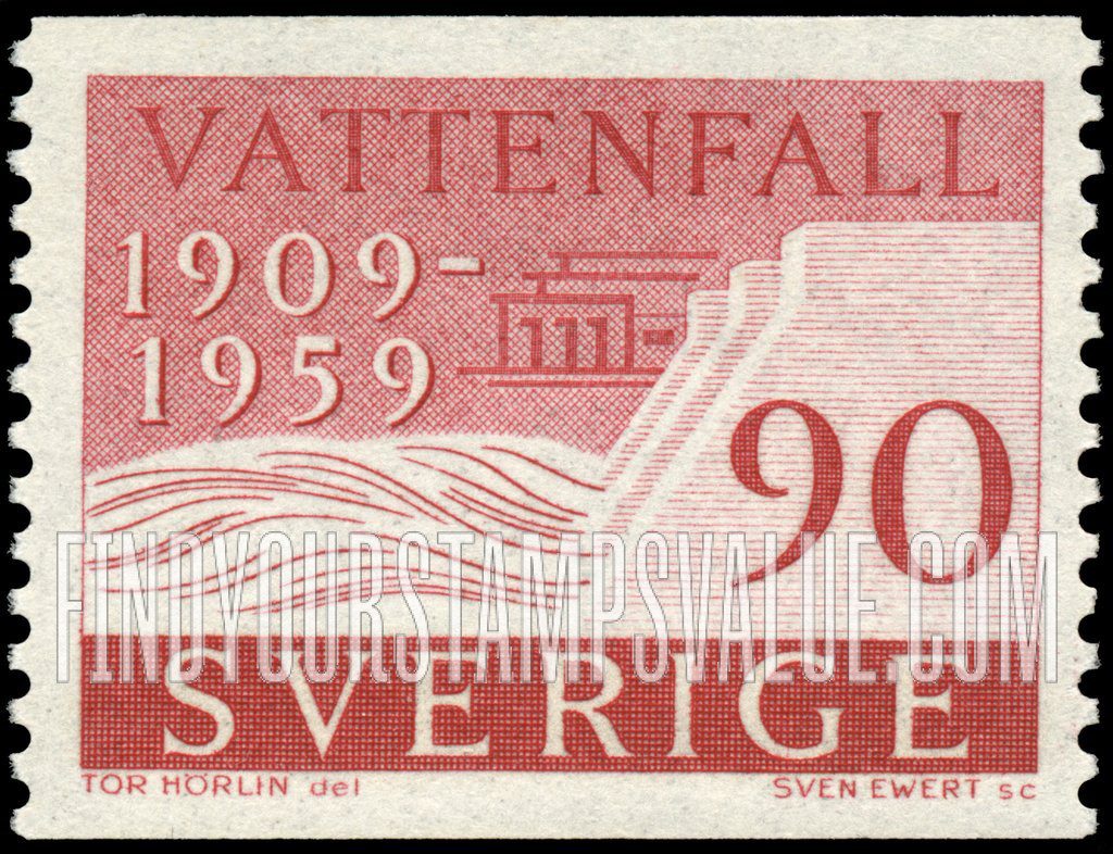FindYourStampsValue: Hydroelectric Plant and Dam