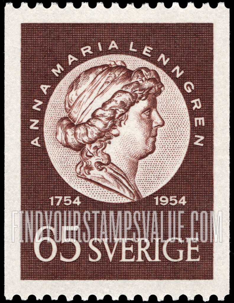 FindYourStampsValue: Anna Maria Lenngren
