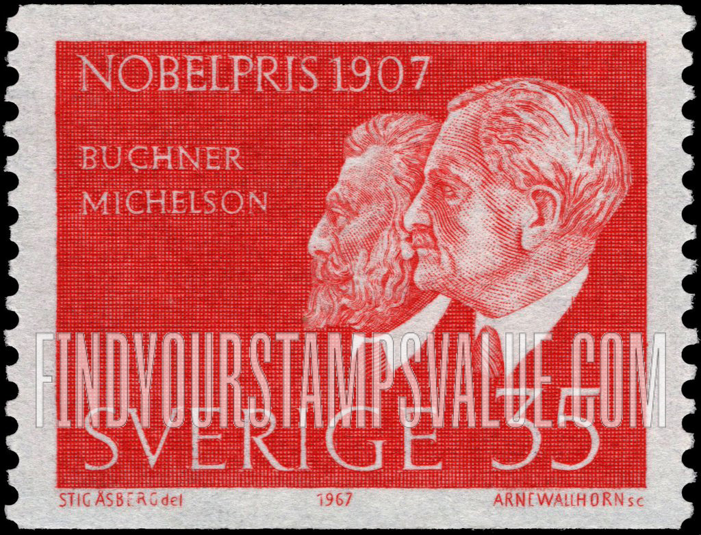 FindYourStampsValue: Eduard Buchner (Chemistry), Albert A. Michelson (Physics)