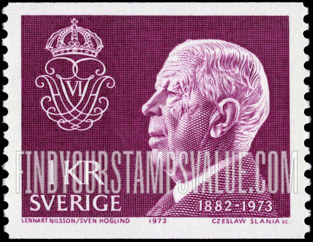 FindYourStampsValue: King Gustaf VI Adolf