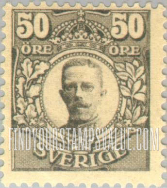 FindYourStampsValue: Gustaf V
