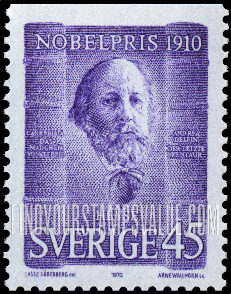 FindYourStampsValue: Paul Johann Ludwig Heyse