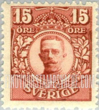 FindYourStampsValue: Gustaf V