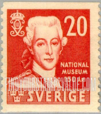 FindYourStampsValue: King Gustavus III