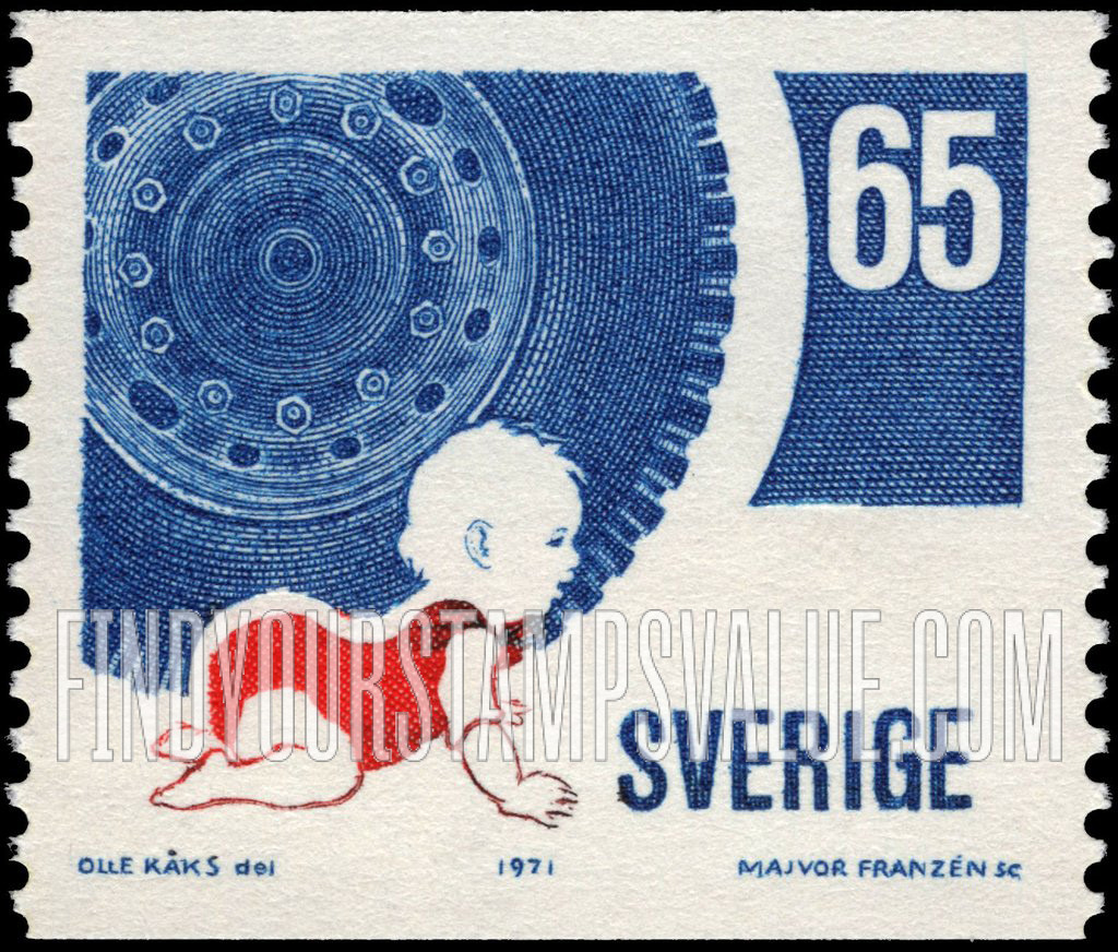 FindYourStampsValue: Toddler and Automobile Wheel