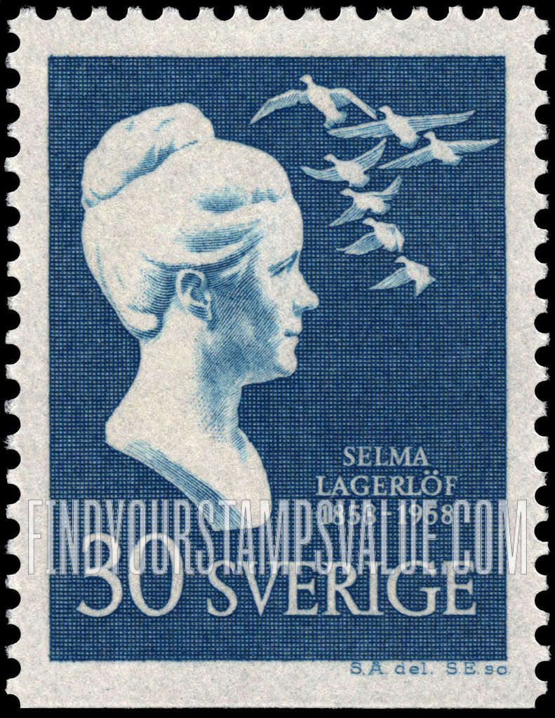 FindYourStampsValue: Selma Lagerlof