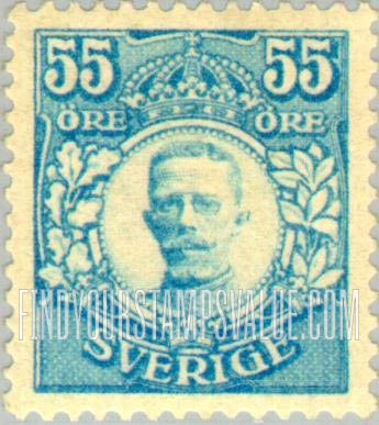 FindYourStampsValue: Gustaf V