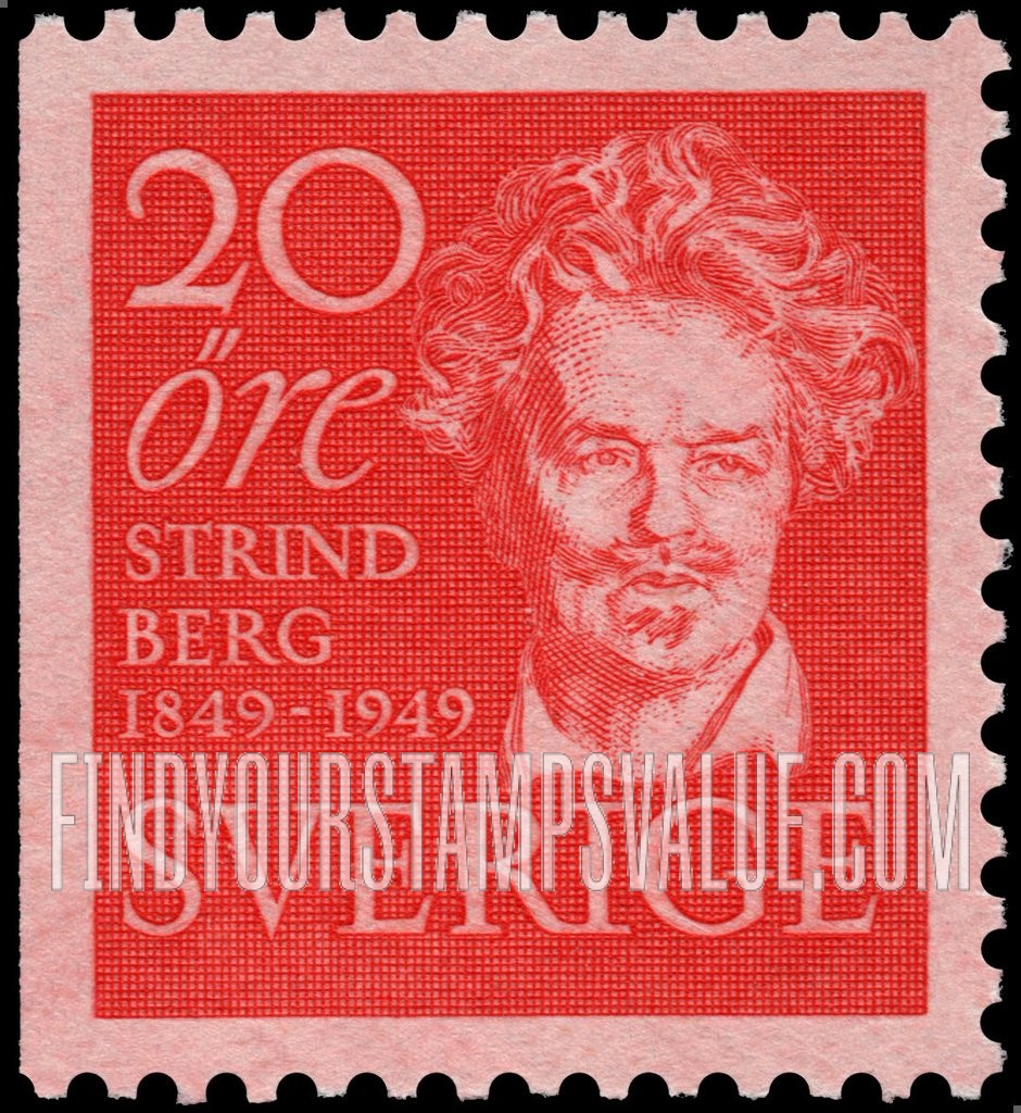 FindYourStampsValue: August Strindberg